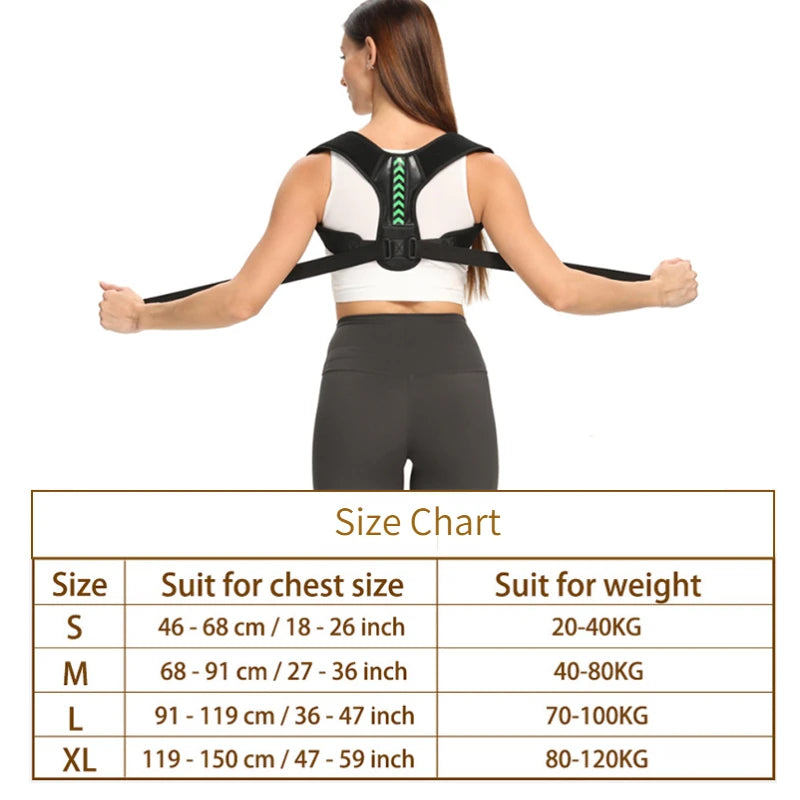 Formalife Adjustable Posture Corrector Belt — Full Back & Spine Support