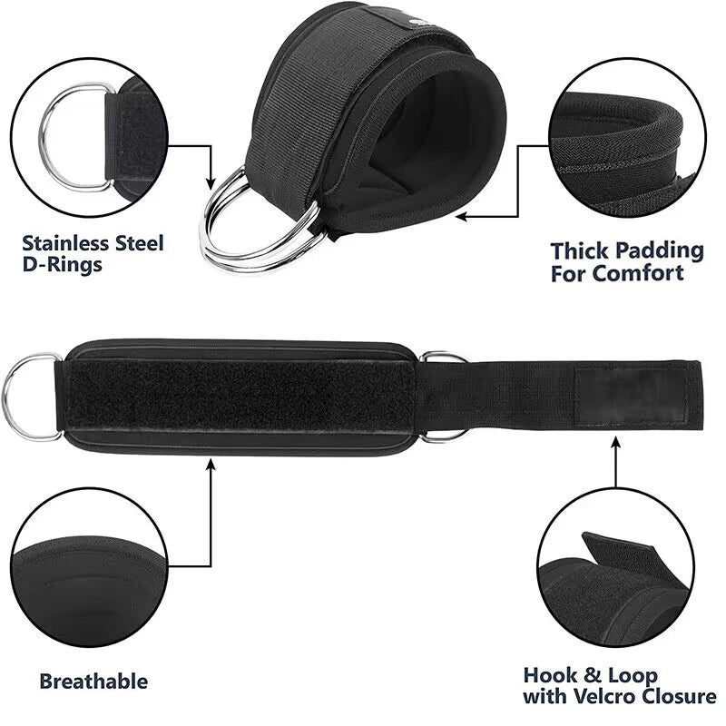 Formalife Ankle Strap Resistance Bands — Gym & Home Workout Set