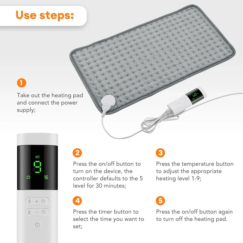 Formalife Heating Pad — Soothing Back & Muscle Pain Relief