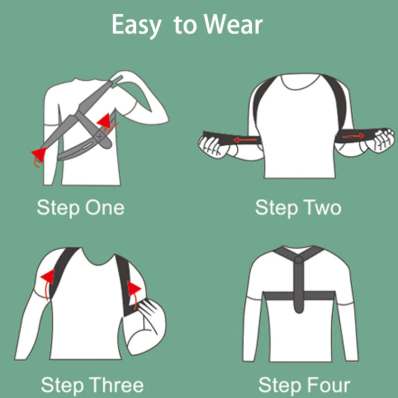 Formalife Adjustable Posture Corrector Belt — Full Back & Spine Support