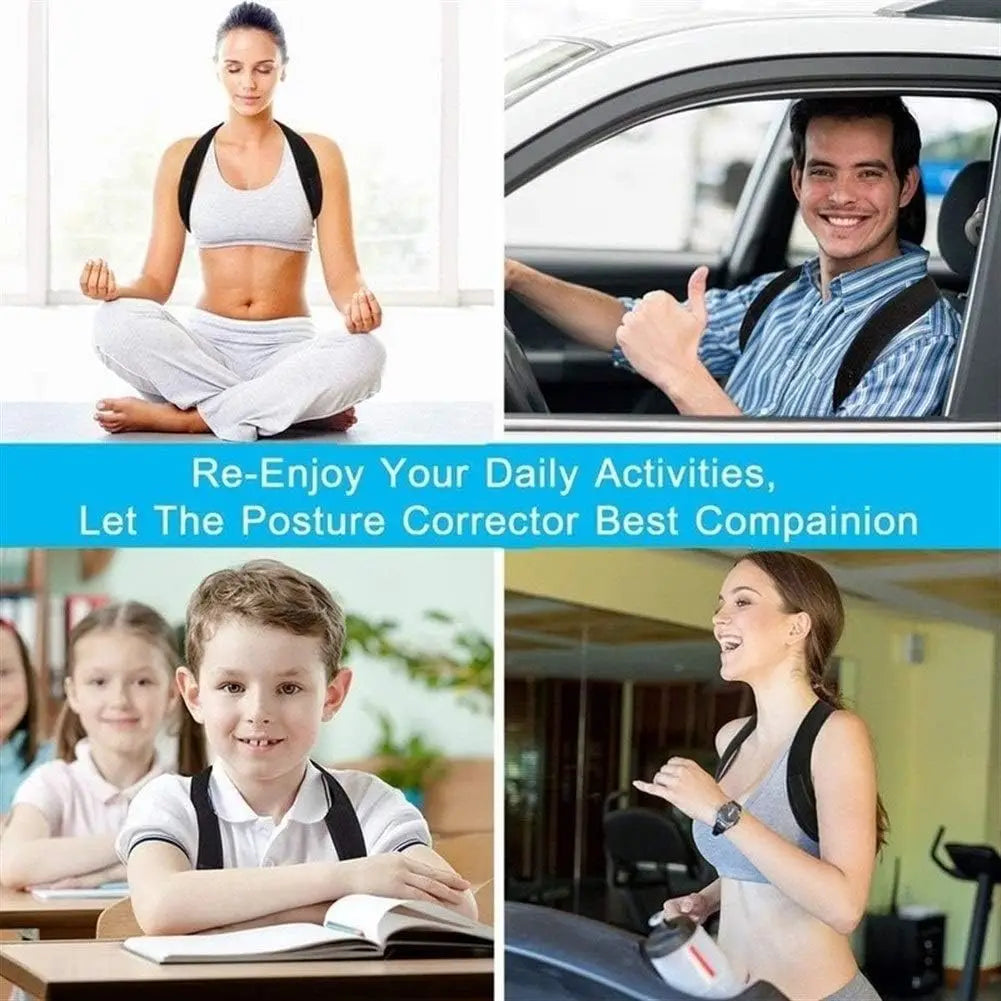 Formalife Adjustable Posture Corrector Belt — Full Back & Spine Support