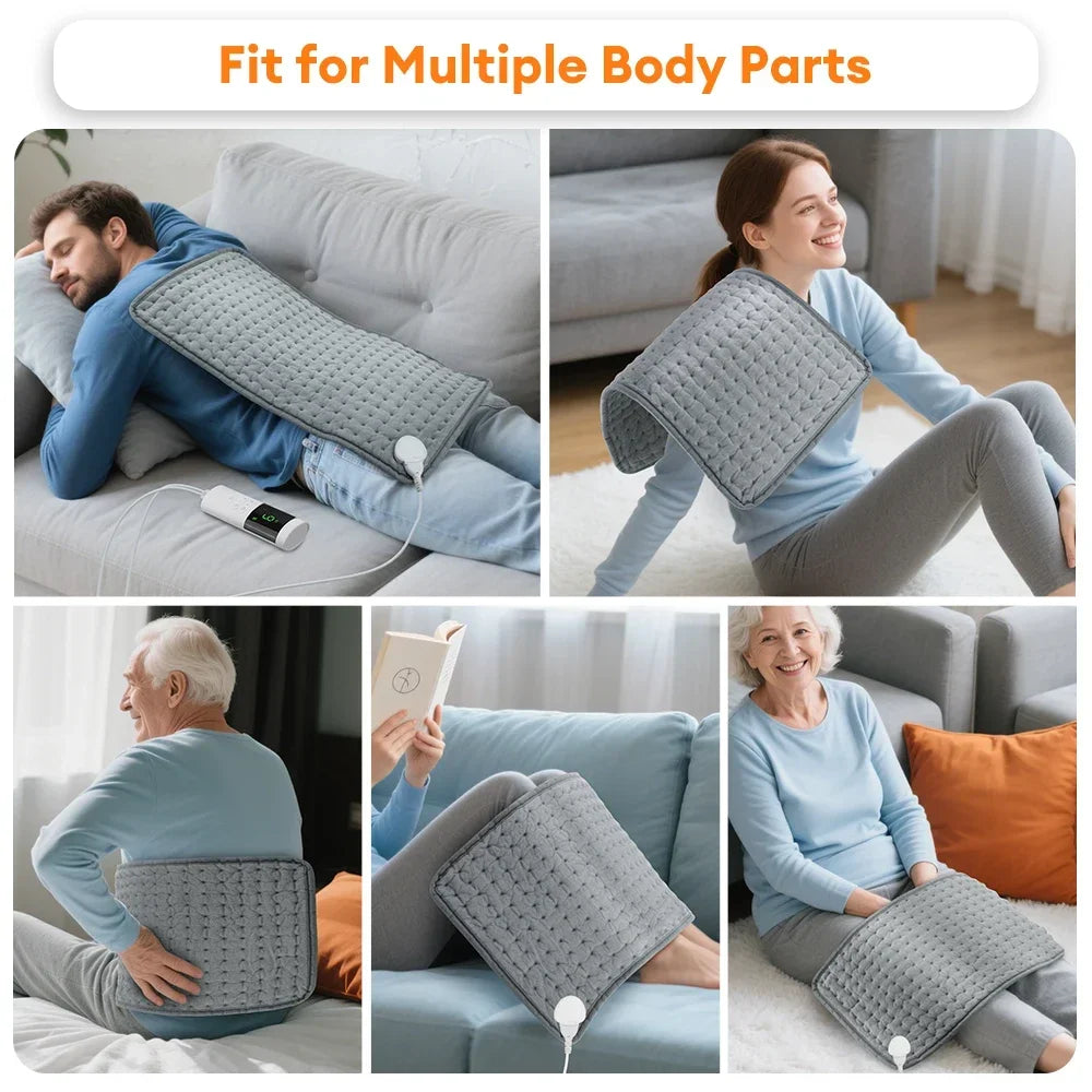 Formalife Electric Heating Pad — Back, Neck & Shoulder Relief