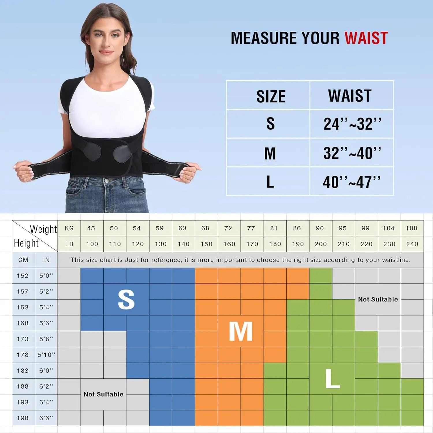 Adjustable Posture Corrector — Back & Shoulder Support