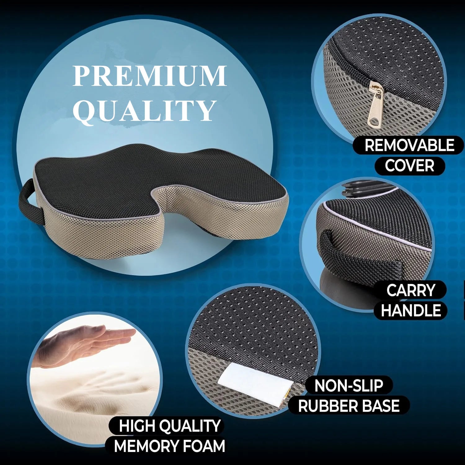 Formalife Ergonomic Seat Cushion — Posture Support From Below