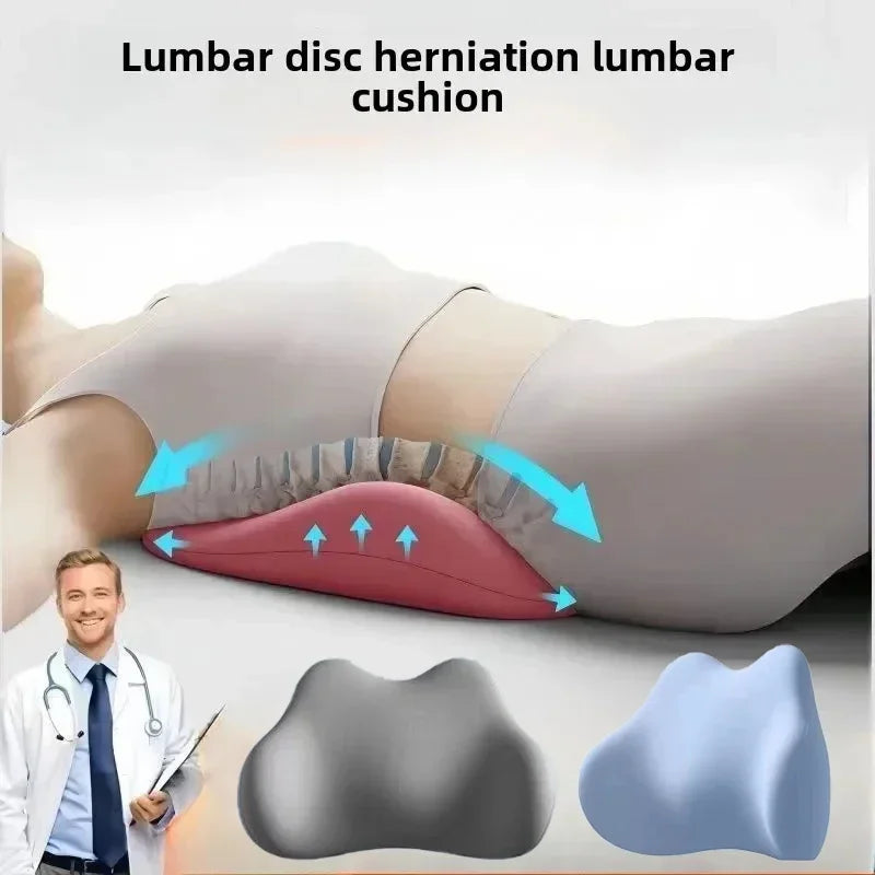 Ergonomic Lumbar Support Cushion — Memory Foam Back & Hip Relief