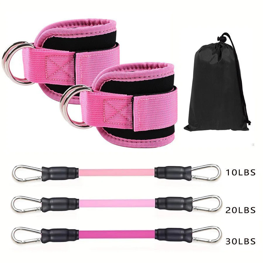 Formalife Ankle Strap Resistance Bands — Gym & Home Workout Set